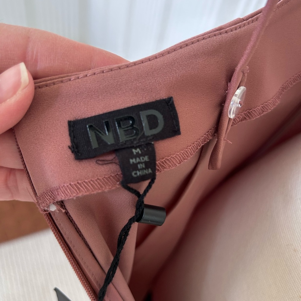 NBD Malia Midi Slip Dress in Mauve Women’s Size Medium NWT Low Back - Picture 11 of 14